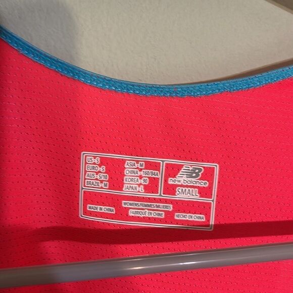 New Balance Hot Pink Tank Top S - Picture 2 of 5